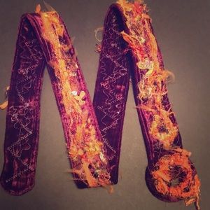 1 of a kind custom made art inspired belt